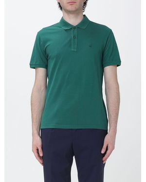 Brooksfield Basic Cotton Polo Shirt With Logo - Green