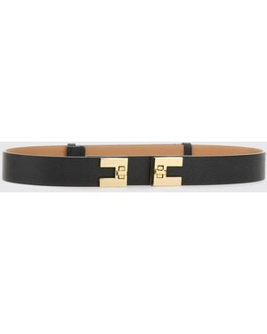 Elisabetta Franchi Belt - White