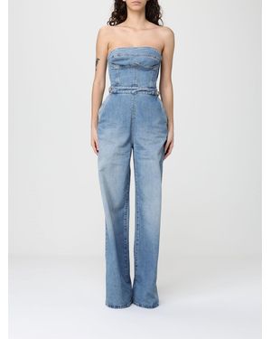 Elisabetta Franchi Denim Jumpsuit - Blue