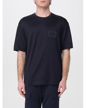 Emporio Armani Lyocell T-Shirt - Blue