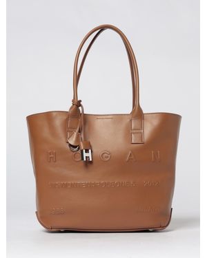 Hogan Script Ledertasche - Braun