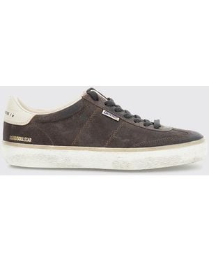 Golden Goose Soul Star Used Suede Trainers - Grey