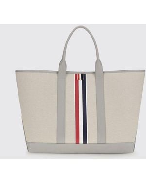 Thom Browne Canvas Bag - White