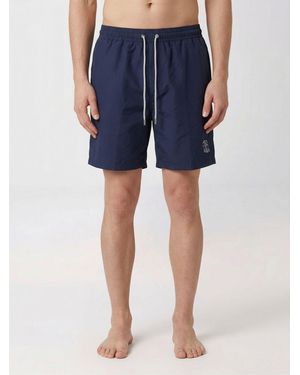 Brunello Cucinelli Polyester Swim Trunks - Blue