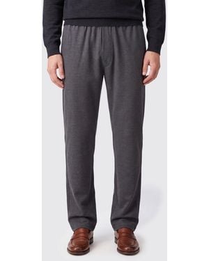 Barena Slim Fit Virgin Wool Blend Jogging Pants - Gray