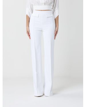 Elisabetta Franchi Crêpe Straight Pants - White