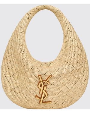 Saint Laurent Shoulder Bag - Natural