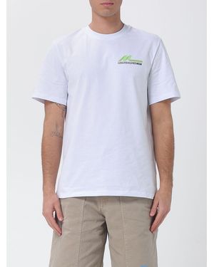 MSGM Cotton T-Shirt With Logo - White