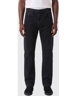 Entire studios Cotton Denim Straight Jeans - Black