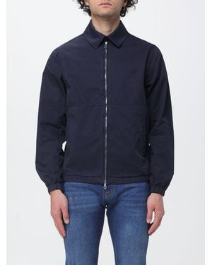 Brooksfield Stretch Gabardine Shirt Jacket - Blue