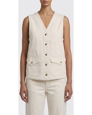 Filson Cotton Single-Breasted Vest - Natural