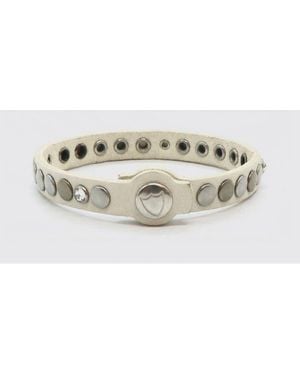 HTC Bracelet En Cuir Et Métal Avec Détails Brodés - Neutre