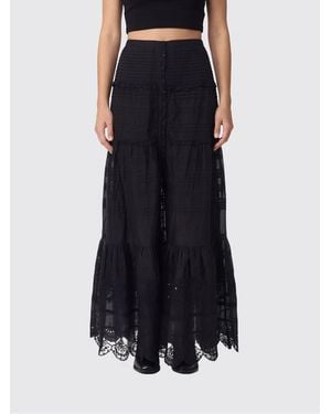 Isabel Marant Dusta Cotton Skirt - Blue
