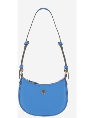 Pinko Borsa Baby Half Moon - Blu