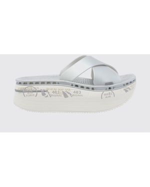 Premiata Moura Rubber Mules - White