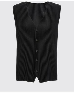 Homme Plissé Issey Miyake Waistcoat - Black