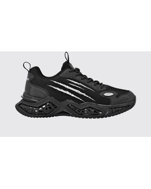 Philipp Plein Lace-Up Low-Top Trainers - Black