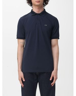 Sun 68 Polo Shirt - Blue