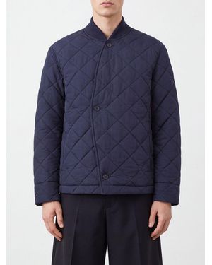 Jacquemus Double-Breasted Puffer Jacket - Blue