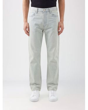 Fear Of God Mid-Rise Straight-Leg Cotton Jeans With Five Pockets - Grey