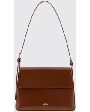 A.P.C. Borsa A Spalla Virginie - Marrone