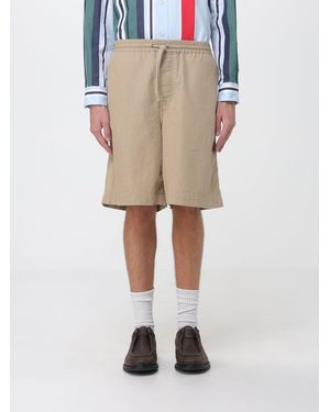 Loewe Knielange Jogging-Shorts Aus Baumwoll-Denim Mit Kordelzug Und Gesticktem Logo - Natur