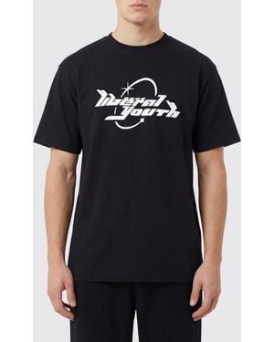 Liberal Youth Ministry Cotton T-Shirt With Logo - Black