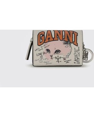 Ganni Wallet - White