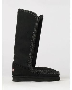 Mou Eskimo Knee-High Boots - Black