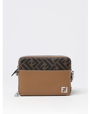 Fendi Borsa Squared Ff - Neutro