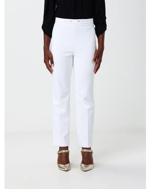 Elisabetta Franchi Slim-Fit Cropped Crêpe Pants - Black