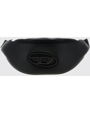 DIESEL Oval D Faux Leather Belt Bag - White
