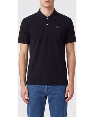 COMME DES GARÇONS PLAY Comme Des GarÇ Ons Play Short-Sleeve Polo Shirt - Black