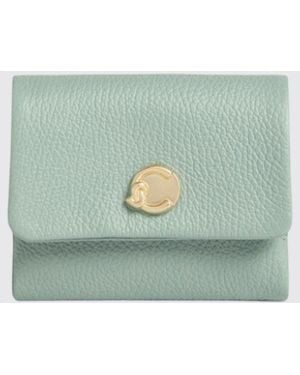 Coccinelle C-Me Softy Hammered Leather Bag - Green