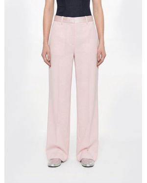 Jil Sander Satin Straight Trousers By - Pink