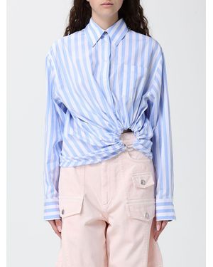 Sportmax Striped Cotton Shirt - Blue