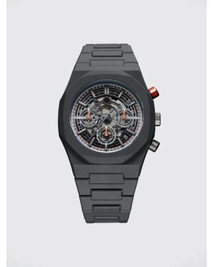D1 Milano Polychrono 40.5Mm Watch - Grey