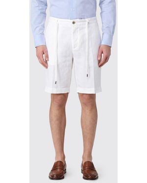 Myths Linen Drawstring Shorts - White