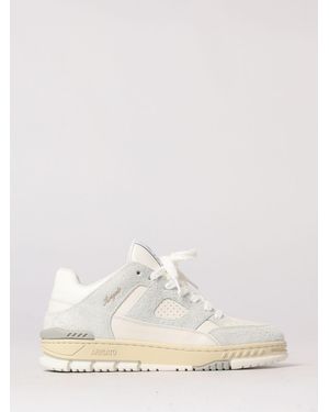 Axel Arigato Area Lo Fluffy Leather Trainers - Natural