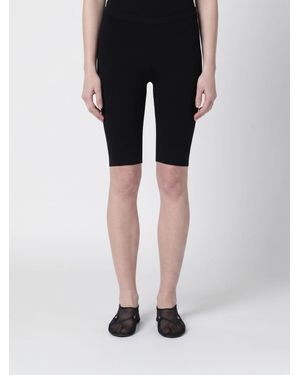 Entire studios Stretch Viscose Biker Shorts - Black