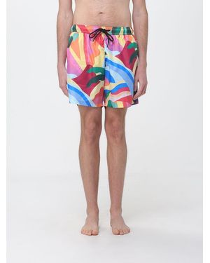Mauna Kea Printed Technical Fabric Swimsuit - Red