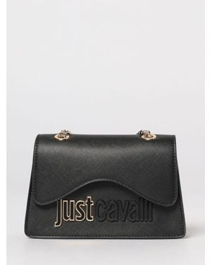 Just Cavalli Saffiano Faux Leather Bag - Gray