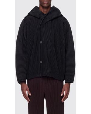 Homme Plissé Issey Miyake Pleated Cardigan - Blue