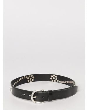 Our Legacy Studded Calfskin Leather Belt - Black