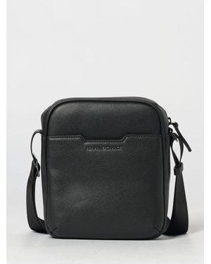 ARMANI EXCHANGE Sac En Similicuir Grainé - Noir