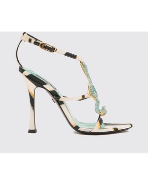 Roberto Cavalli Heeled Sandal - White