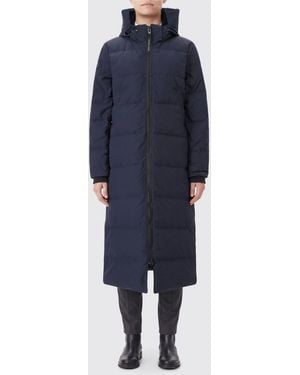 Canada Goose Parka Lungo Mystique Imbottito - Blu