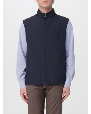 Corneliani Reversible Technical Fabric Vest - Blue