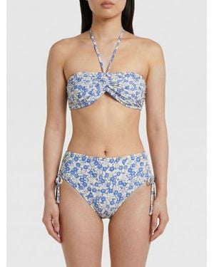 Isabel Marant Costume Da Bagno Bikini Top Floreale - Blu