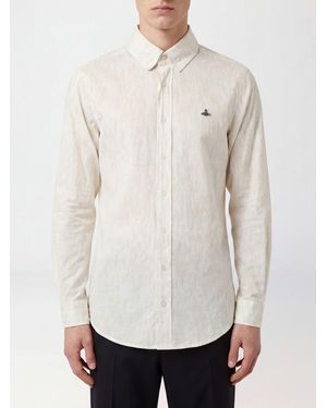 Vivienne Westwood Cotton Shirt With Logo - White